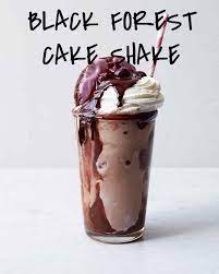 Black Forest Cake Shake Recipe Recipe Black Forest Cake Forest Cake Shake Recipes
