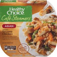 Healthy Choice Cafe Steamers Sesame Chicken Sweet Healthier Options Leppinks Food Centers