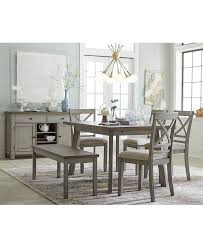 Maybe you would like to learn more about one of these? Furniture Fairhaven Dining Furniture 6 Pc Set Table 4 Upholstered Side Chairs Bench Created For Macy S Reviews Furniture Macy S