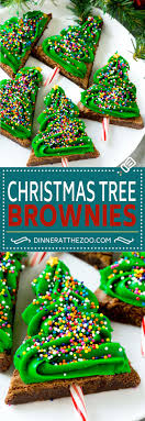 Grease and line a 20cm x 20cm brownie tin. Christmas Tree Brownies Dinner At The Zoo
