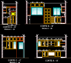 kitchen design autocad drawing mass idea