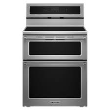 double oven electric range
