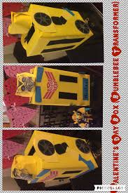 These diy boxes are a great craft for classrooms. Valentine S Day Box Holder Bumblebee Transformer Made This For My Pre Schooler Inspired By Boys Valentines Boxes Valentines For Boys Bumble Bee Valentine