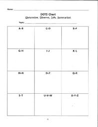 Dots Graphic Organizer Chart
