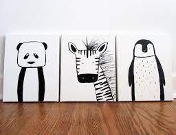 The A B Stories Modern Baby Goodies Modern Nursery Art Baby Room Diy Nursery Art Set