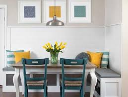 Pourquoi Choisir Une Table Avec Banquette Pour La Cuisine Ou La Salle A Manger Archzine Fr Coin Salle A Manger Banquette Salle A Manger Banquette Cuisine