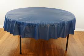 Round all occasions table cloth protectors oil vinyl plastic cloth printed plain. Navy Blue 84 Inch Round Tablecloths Tablecovers Plastic Wholesale Round Tablecloths Table Cloths