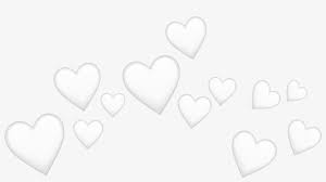 A black cotton sweater, the white collar of a shirt folded out over the neck. White Heart Tumblr Hearts Whitehearts Aesthetic Aesthet Heart Transparent Png 2000x2000 Free Download On Nicepng