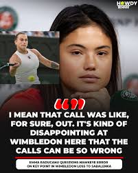 Emma Raducanu falls at Wimbledon 2025
