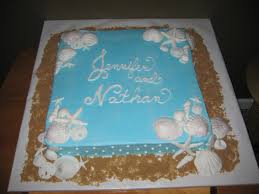 Wedding Shower Cake Beach Theme Wedding Sheet Cakes Beach Wedding Colors Beach Theme Bridal Shower