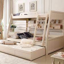 Source Triple Bunk Beds Double Loft Bed Triple Bunk Beds Solid Wood Furniture On M Alibaba Com Kid Beds Diy Bunk Bed Kids Bunk Beds