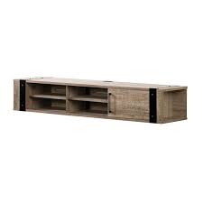 Assembly starting at $39 at target.com. Munich 68 Wall Mounted Media Console Weathered Oak South Shore 12288