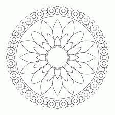 20 free mandala coloring pages for adults. Simple Mandala Coloring Sheets Simple Flower Mandala Coloring Coloring Home