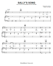 More songs from the album: Sally S Song Sheet Music Danny Elfman Sheetmusic Free Com