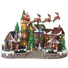 Our christmas village sets are the perfect way to decorate a windowsill, fireplace or even a tabletop! Christmas Villages Tabletop Christmas Decorations The Home Depot