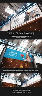 Indoor Billboard Mock Up Billboard Mockup Mockup Print Mockup