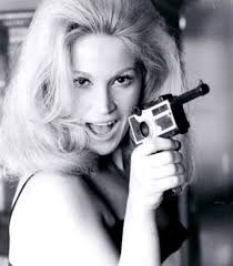 Actress Luisa Rivelli With The Mattel Agent Zero M Movie Shot Cap gun toy  in 1964. : r/1960s