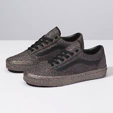 Black And Rainbow Vans Rainbow Glitter Old Skool Shop At Vans Black Shoes Women Glitter Vans Glitter Outfit