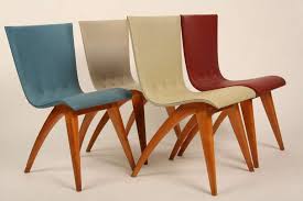 Set Of Four Cherry Wood Dutch Design Chairs 1stdibs Com Antique Dining Room Chairs Chair Design Dining Room Chairs