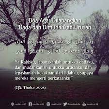 Doa Agar Dilapangkan Dada Dan Dimudahkan Urusan Kutipan Agama Doa Agama