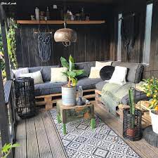 Terrazza Industrial Style Colori Scuri Abbinati A Dettagli Piu Chiari Decorazioni Fai Da Te Ed El Decorazione Camera Da Letto Stile Industriale Arredamento