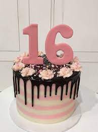 4.6 out of 5 stars. Pink And White Chocolate Ganache Drip Cake For 16th Birthday By 3 Sweet Girls Ca 16 Sweet 16 Birthday Cake 16 Birthday Cake 16th Birthday Cake For Girls