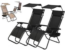 Zero Gravity Chairs With Canopy Cup Holder Table Set Of 2 Zero Gravity Chair Cup Holder Lounge Chair Outdoor