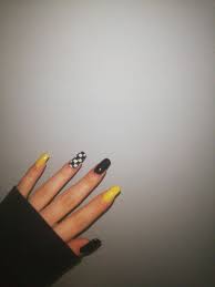 ¿por qué un pack para hacer uñas acrilicas de forma separada? Acrylic Nails Yellow Grunge Nails Checkered Nails