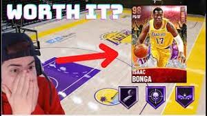 128 g, 3.3 ppg, 2.4 rpg, 0.9 apg (full record). Galaxy Opal Isaac Bonga Gameplay Is He Worth Buying In Nba2k21 Myteam Youtube