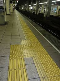 Tactile Paving For The Visually Impaired This Acts As A Network Of Guiding Pavement Different Textures Have Different Meanings Japan