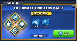 Each of the 10 hero classes has a corresponding emblem. Decimate Emblem Pack General Discussion Empires Puzzles Community Forum