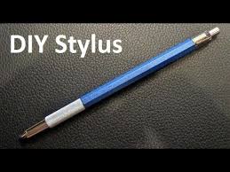 How To Make Homemade Stylus Touch Pen For Your Tablet Or Your Mobile Android Or Ios Youtube Stylus Pen Diy Diy Stylus Phone Pen