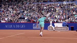 Tennis player avoids immediate disqualification after kicking racket into crowd