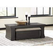 Unique coffee table with pull out ottomans. Fargo Coffee Table With Nested Ottoman Set Of 2 Sofa Table With Storage Coffee Table Furniture