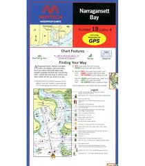 Maptech Narragansett Bay Waterproof Chart 5th Edition 2016