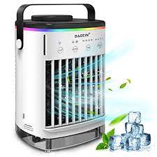 Air conditioner portable fan are not only efficient in blowing cool, relaxing air but are also very sturdy in nature, lasting these advanced. Buy Portable Air Conditioner Evaporative Air Conditioner Fan With Double Water Tank 4 Speeds 8h Timer 7 Colors Camping Ac Unit Personal Air Cooler Desktop Air Conditioner With Handle For Office Room
