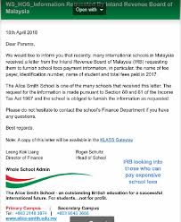 Maybe you would like to learn more about one of these? Lhdn Targeting Private School Parents Malaysia