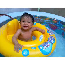 Memilih kolam renang plastik tentunya harus menyesuaikan kepada penggunanya. Pelampung Renang Bayi My Baby Float Intex 59574 Shopee Indonesia