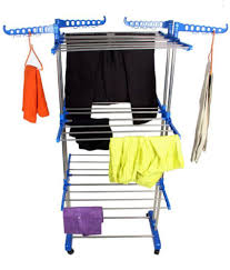 House hold > clothes racks & stands. Dolphin Desire Collapsible Clothes Drying Rack 3 Tier Folding Laundry Dryer Hanger Stainless Steel Floor Cloth Dryer Stand Blue Buy Dolphin Desire Collapsible Clothes Drying Rack 3 Tier Folding Laundry Dryer Hanger Stainless Steel