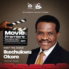 MEET OUR MOVIE PREMIERE JUDGES We are thrilled to introduce Ikechukwu Okoro  as one of the esteemed judges for the 02 Academy School of Media Movie  Premiere! Ikechukwu is a versatile Nollywood