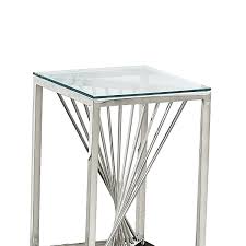 Or add baskets or bins to contain items often floating around your house. 6872 02a Glass Top Accent Table Small