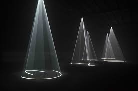 Anthony Mccall 10 Of His Best Solid Light Works In 2020 Light Installation Light Works Installation