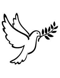 Peace Dove Coloring Pages Dessin Colombe Image Colombe Image Joyeux Anniversaire