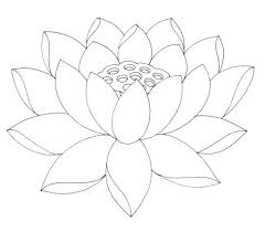 Bagi kaum beragama buddha, bunga teratai adalah lambang kesucian. Gambar Bunga Teratai Mewarnai