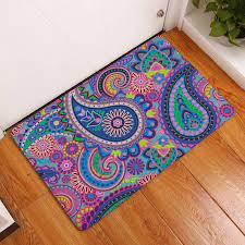 Bath mats and bath rugs are essential pieces of your home's soft furnishing. Cammiteve Colorful Psychedelic Paisley Modern Runner Rug Non Skid Area Rug Kitchen Mats Bathroom Rugs Multicolor 2038 Rugged Rugged Rugs Arearugs Modern Aliexpress