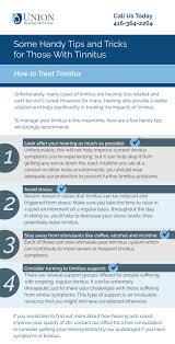 Very rarely, tinnitus can come about after using certain. Some Handy Tips And Tricks For Those With Tinnitus Union Hearing Aid Centre