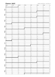 2025 Year Planner Printable Free Download