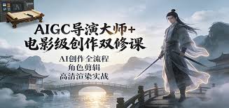 AIGC导演大师+电影级创作双修课：AI创作全流程、角色剪辑、高清 ...
