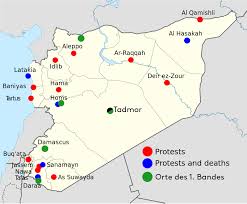 Landkarte syrien (politische karte) geographische karte syrien. Kartenmaterial