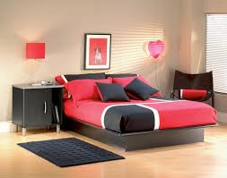 Red Bedding Modern Platform Bed Bedroom Red Bedroom Design